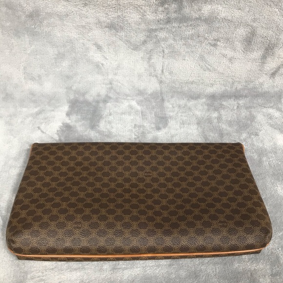 CELINE MACADAM FOLD OVER CLUTCH VGC - Picture 2 of 9